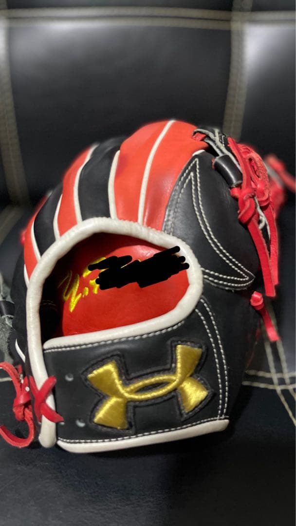 [レア]アンダーアーマー　軟式オーダーグローブ　内野用
