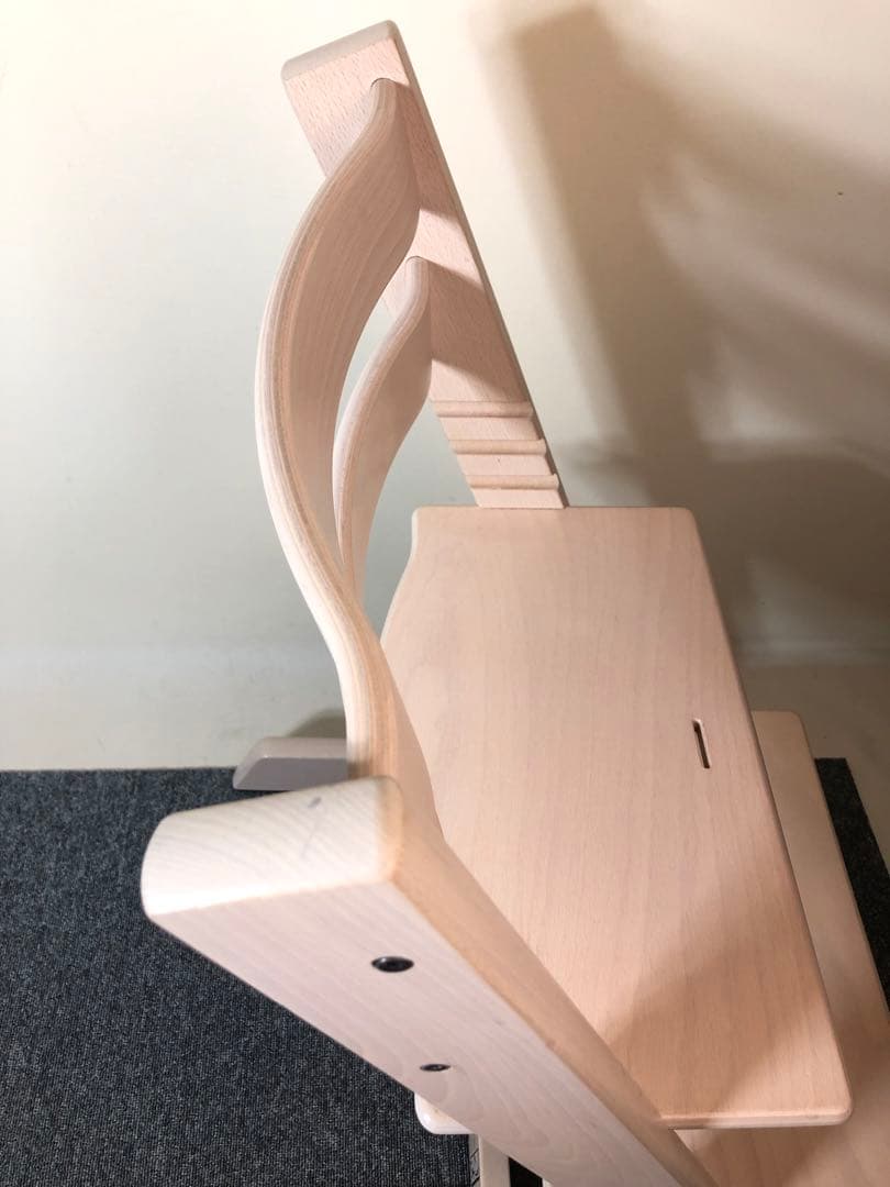 【組み立てたまま発送】美品! ストッケ トリップトラップ ホワイトウォッシュ