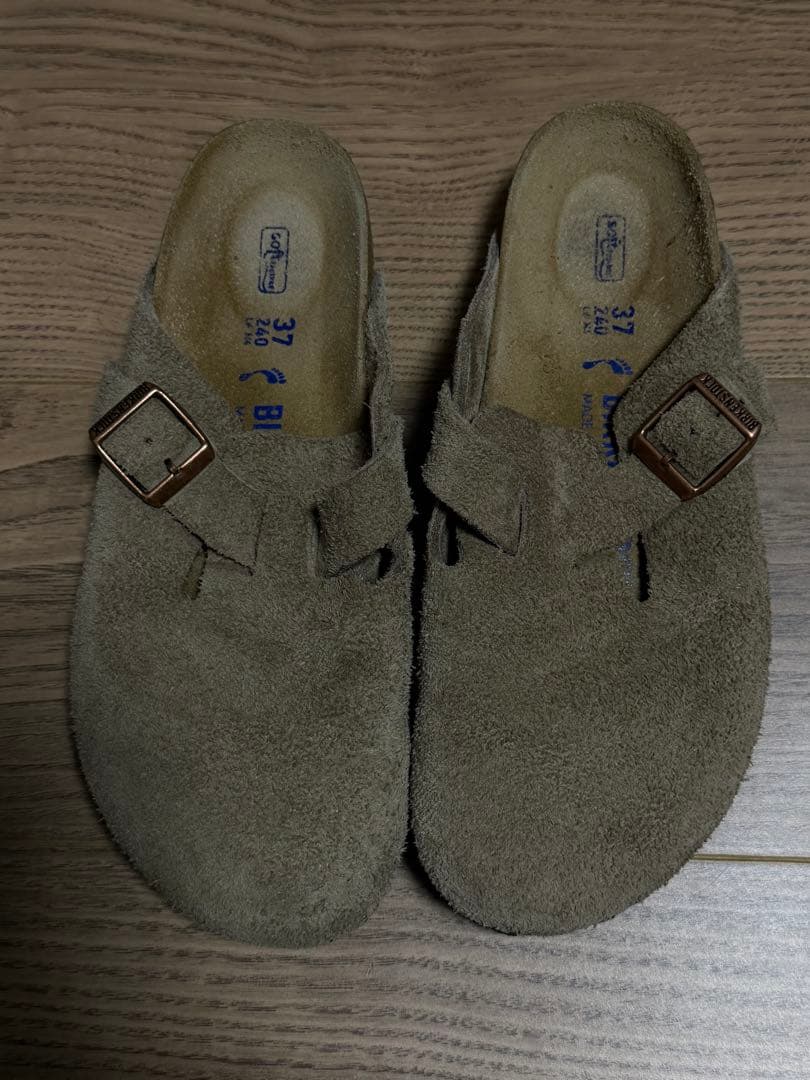BIRKENSTOCK ベージュ サボサンダル 37