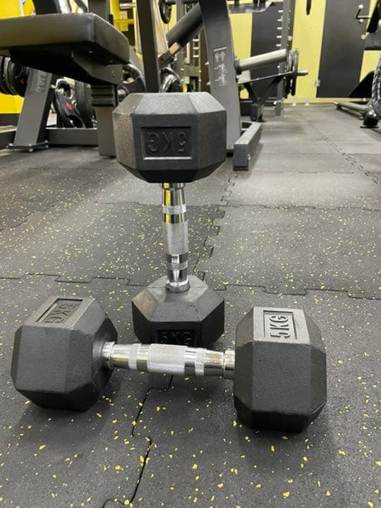 ラバーヘックス  ダンベル　47.5kg２個