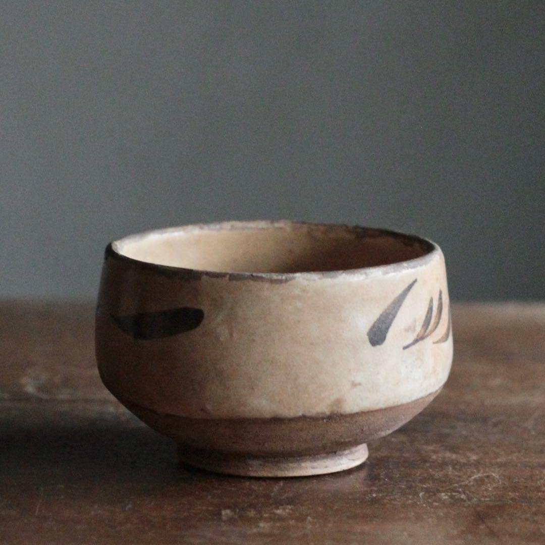 鉄絵 茶碗 茶道具 古美術 茶道具 古道具 アンティーク 中国美術