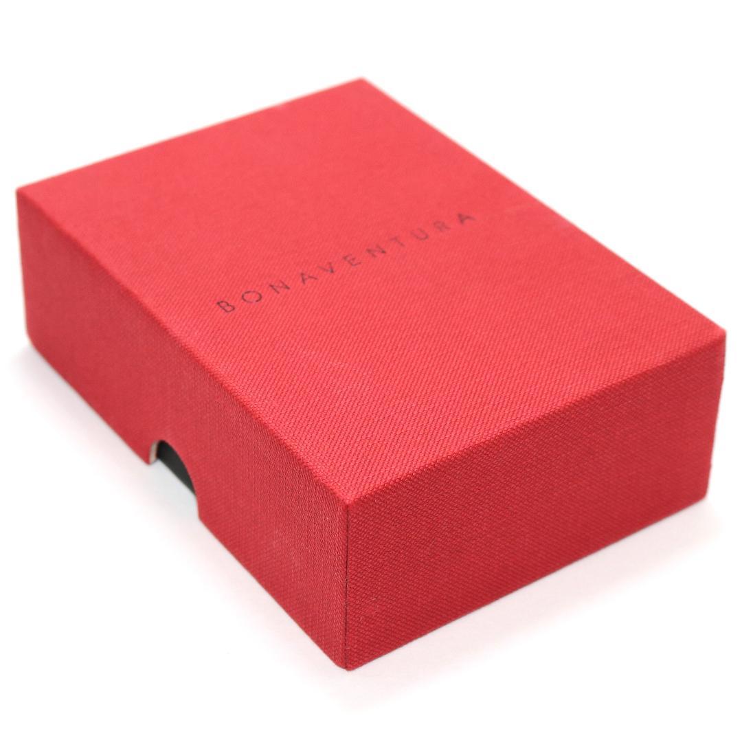 【未使用級】ボナベンチュラ スリープ付き ビジネスカードケース シュリンクレザー