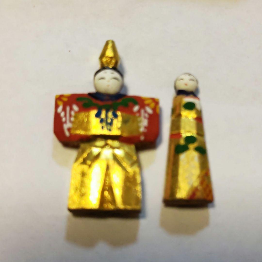 御雛　一刀彫　神泉