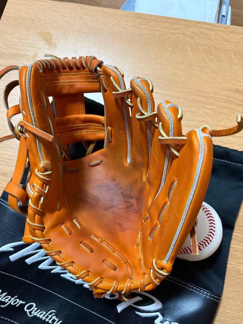 ミズノプロ　MM型　硬式グローブ　内野手用