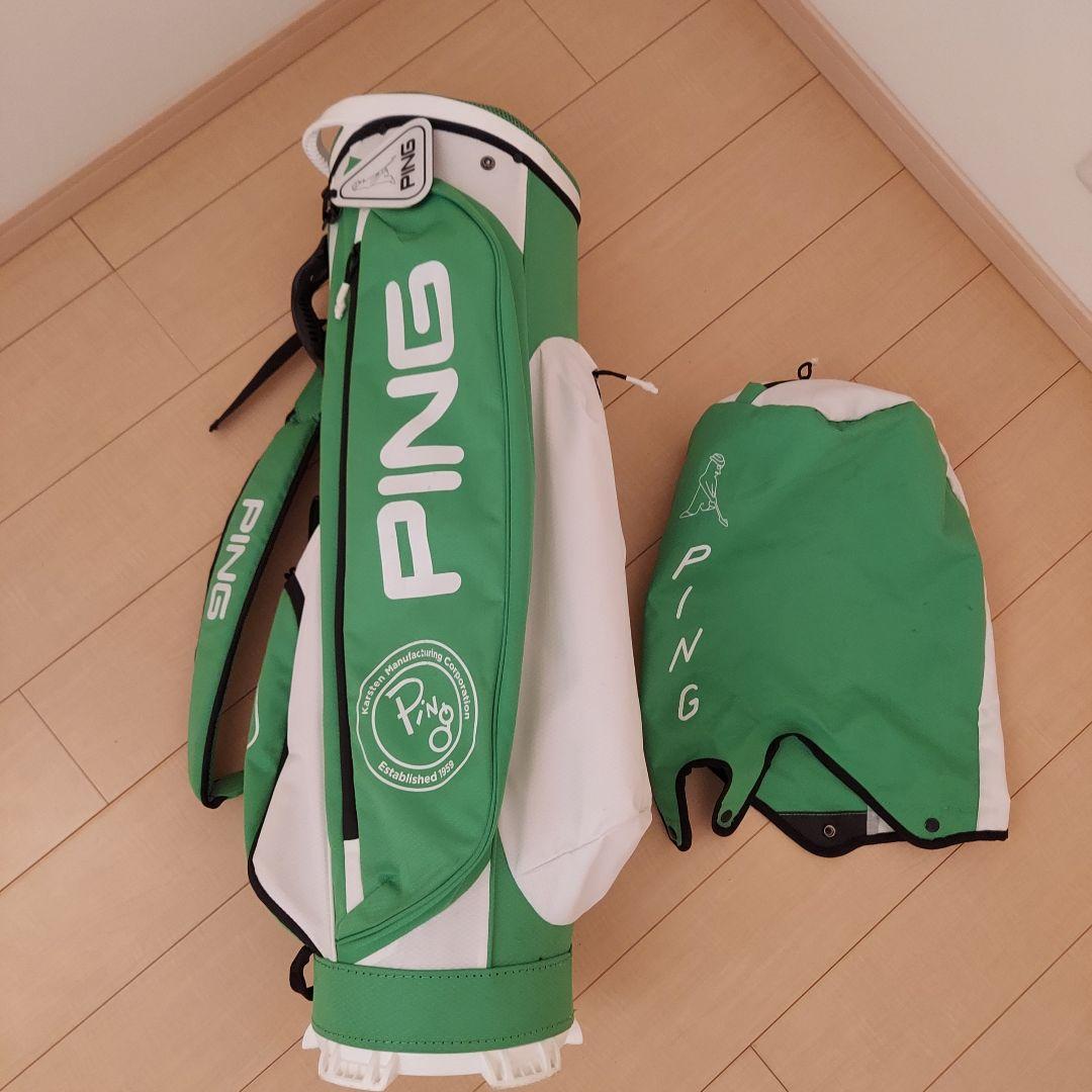PING ピン キャディバッグ 軽量 グリーン/ホワイト ★美品