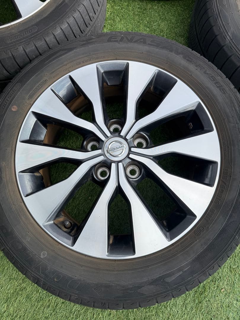 ゆ*う様 16インチ 195/60R16ノーマルタイヤホイールセット　日産純正