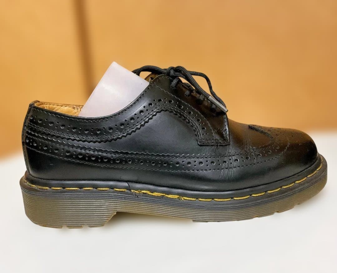 ドクターマーチン 3989 イエローステッチ ブローグ シューズ