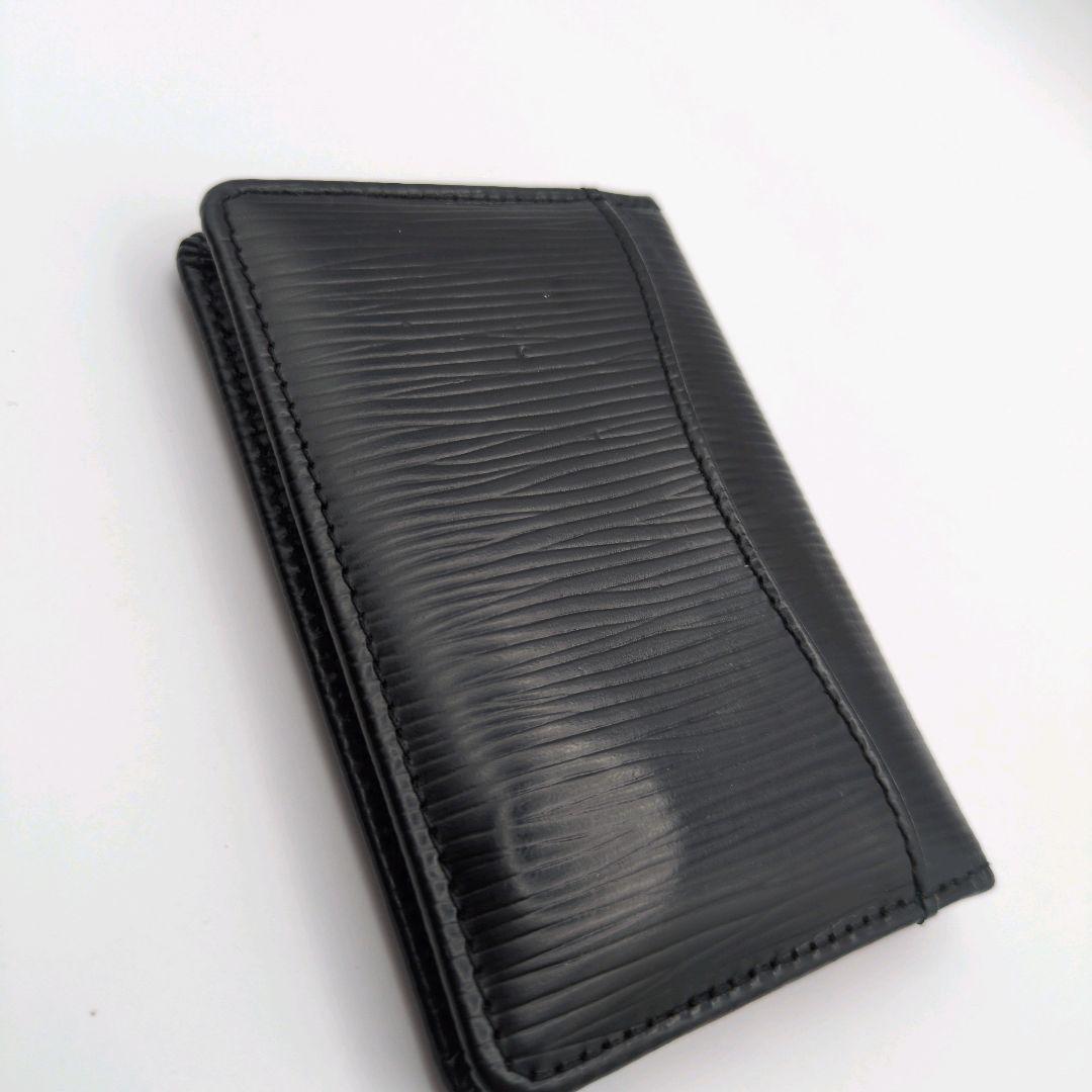 鑑定済✨ルイヴィトン 名刺入れ エピ オーガナイザー ドゥ ポッシュ ノワール