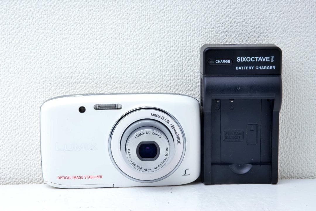 Panasonic LUMIX DMC-S2 コンパクトデジタルカメラ ホワイト