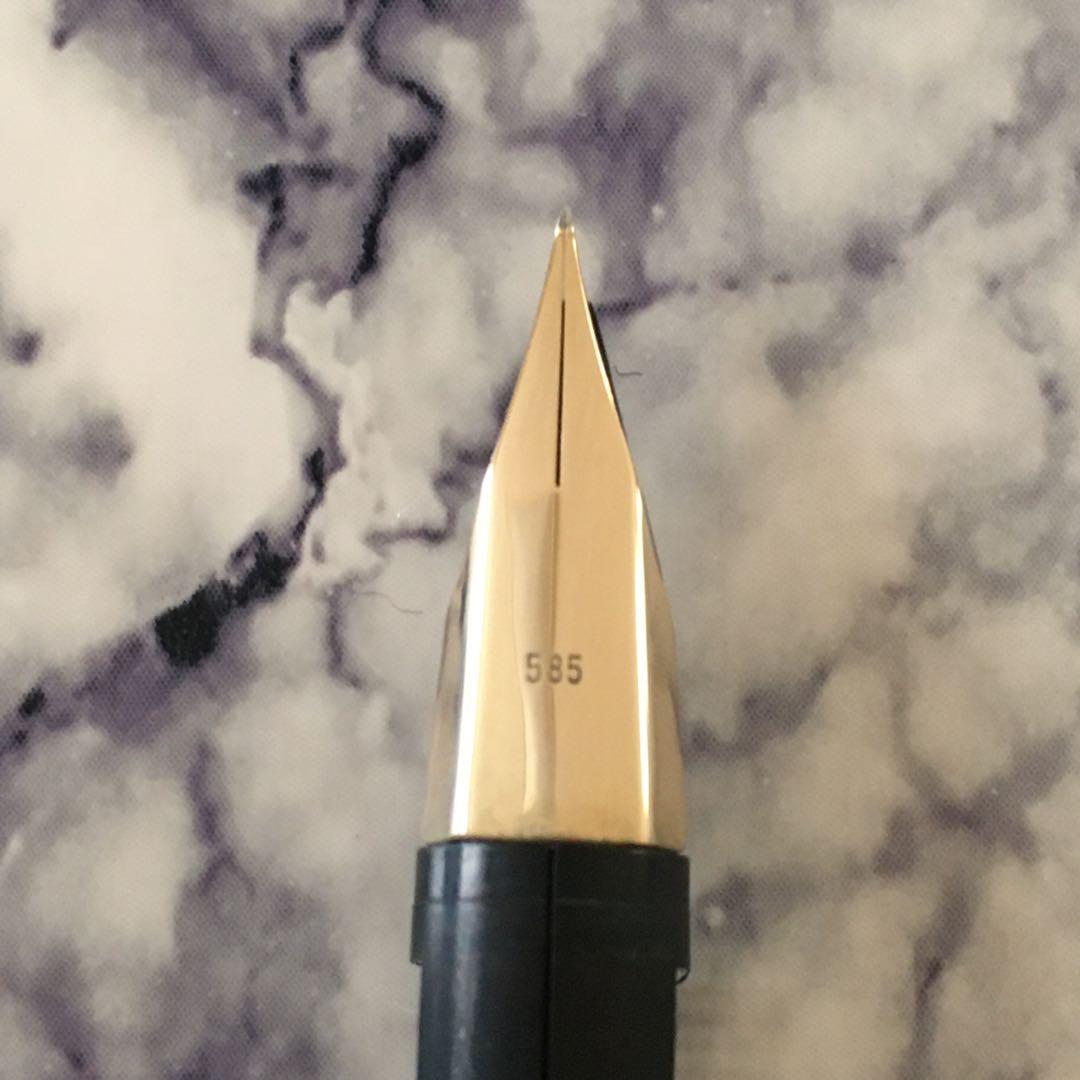 #0170 オーバーホール済み 万年筆 モンブラン MONTBLANC 14k