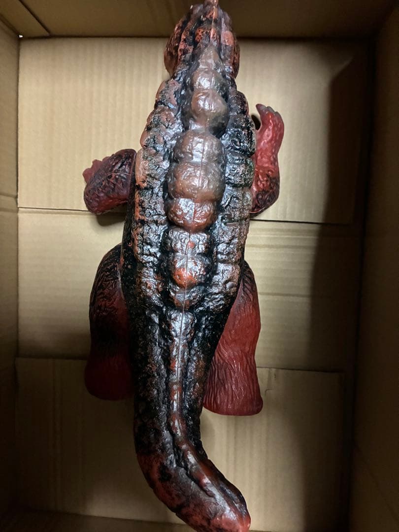 当時物　無版権　パチ　ゴジラ　ポリ　ソフビ　怪獣　ブルマァク　マルサン　恐竜