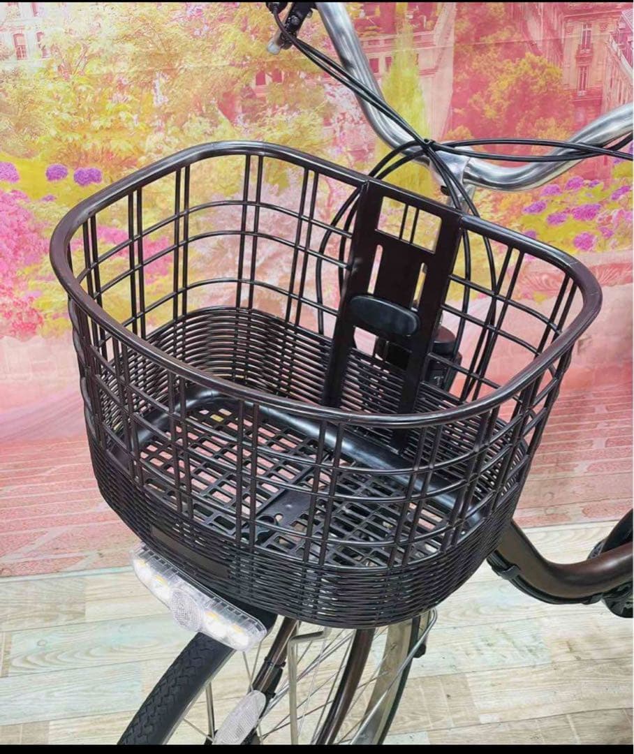 K2438 電動自転車パナソニック ママチャリ 24インチ 送料無料