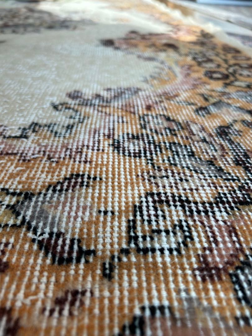 ＊お値下げ　トライバルラグ・トルコヴィンテージラグ・ウール 約121×203cm