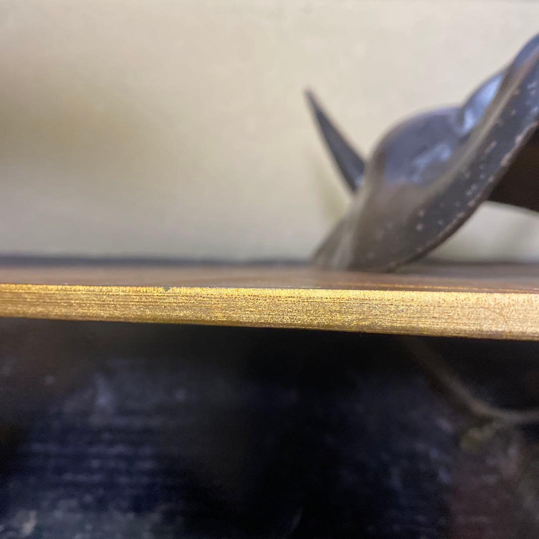 鉄製般若面【扇子額付】