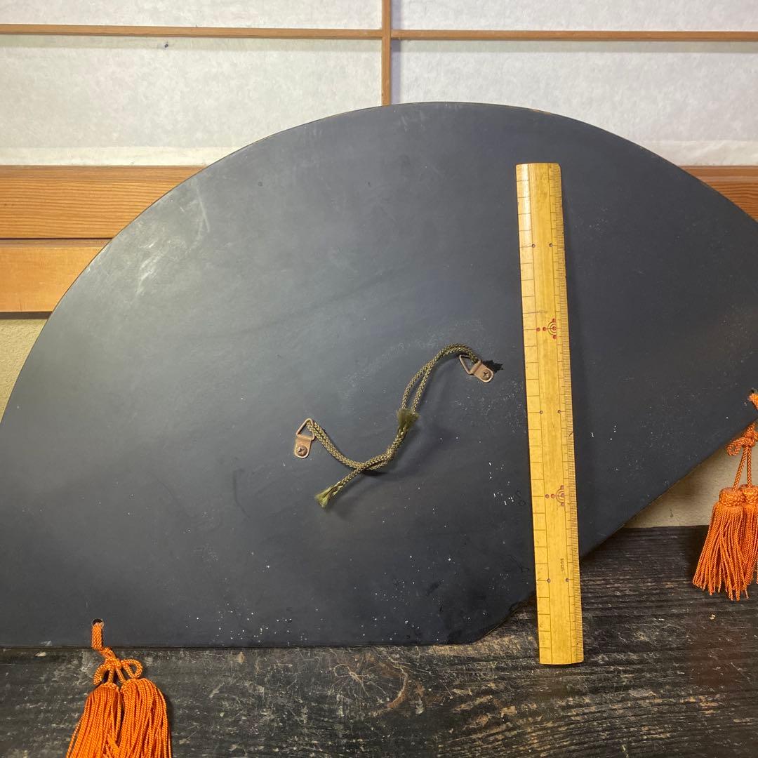 鉄製般若面【扇子額付】