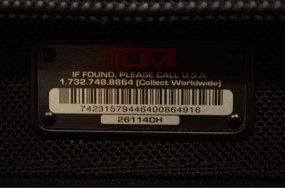 【超美品】TUMI アルファ 26114DH ビジネスバッグ
