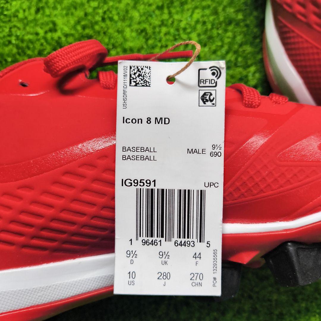 adidas 野球スパイク28cmレッド