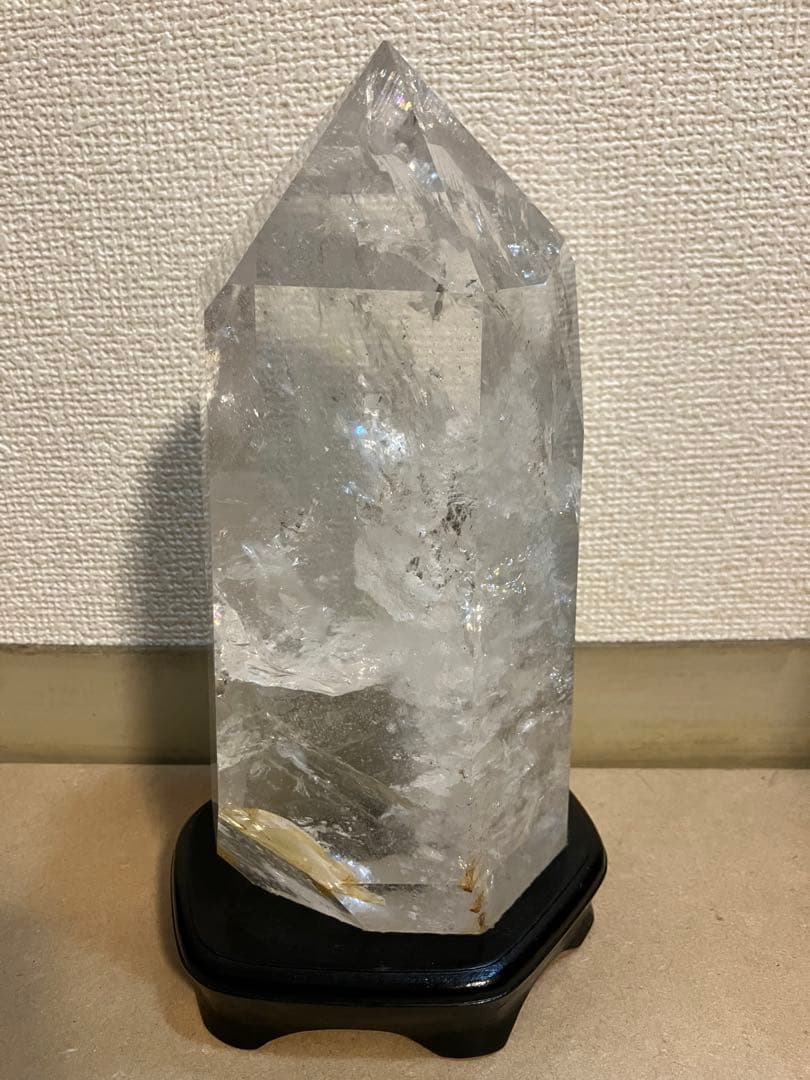 【COCOさま専用】特大水晶 3.2kg レインボー多数天然石アイリスクリスタル