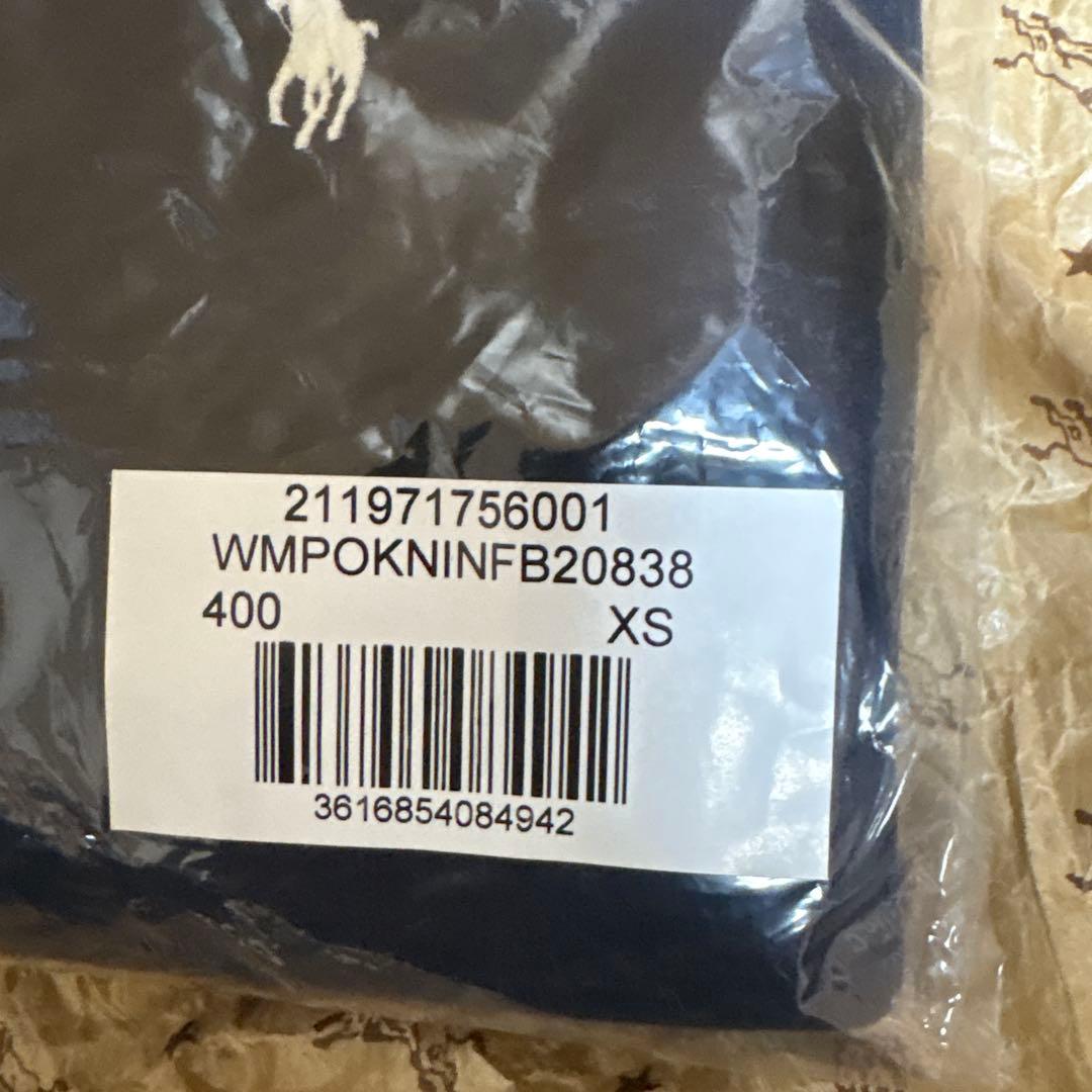 ポロラルフローレン　ロゴフリースポロカラープルオーバー