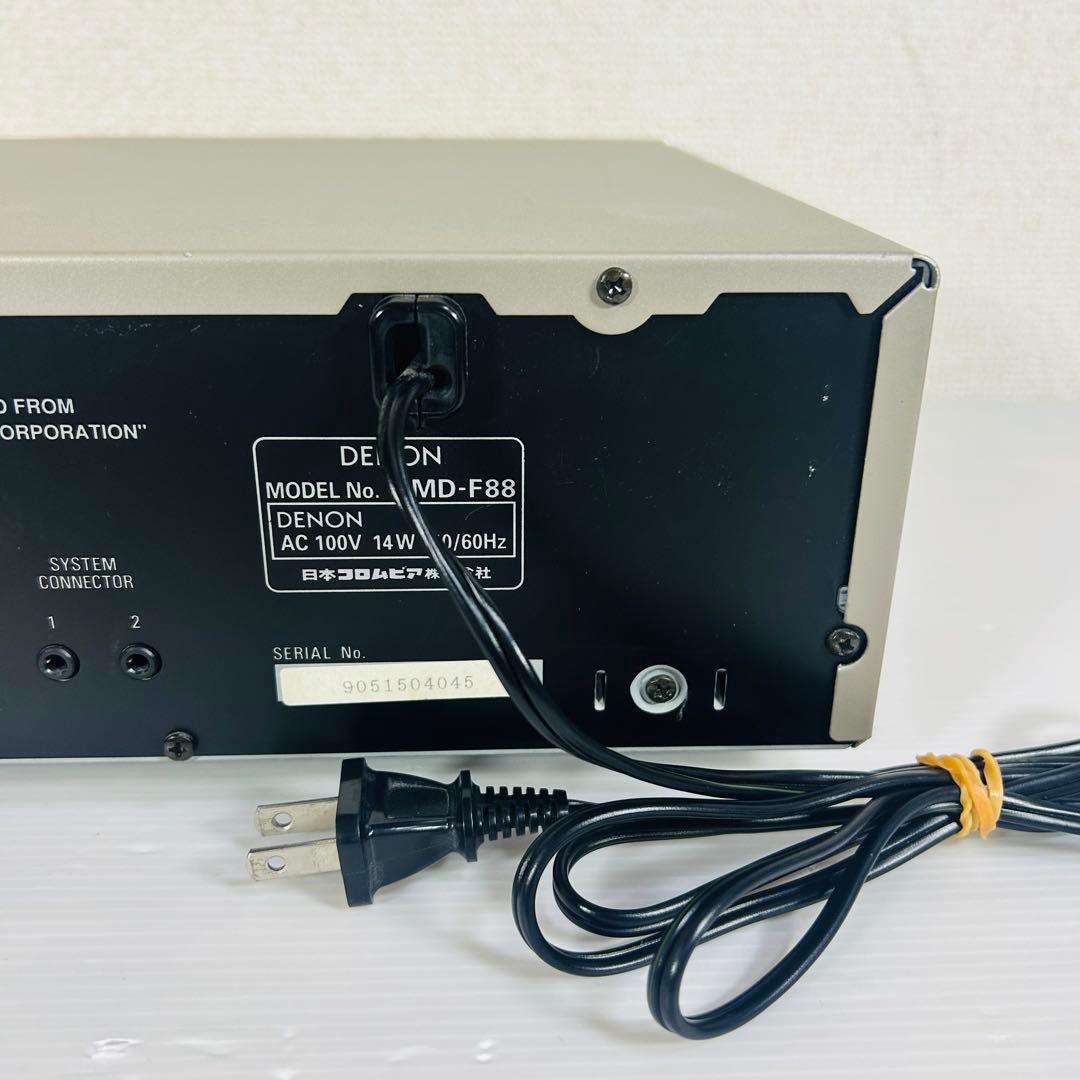 DENON DMD-F88 ミニディスクレコーダー　リモコン付き　再生OK