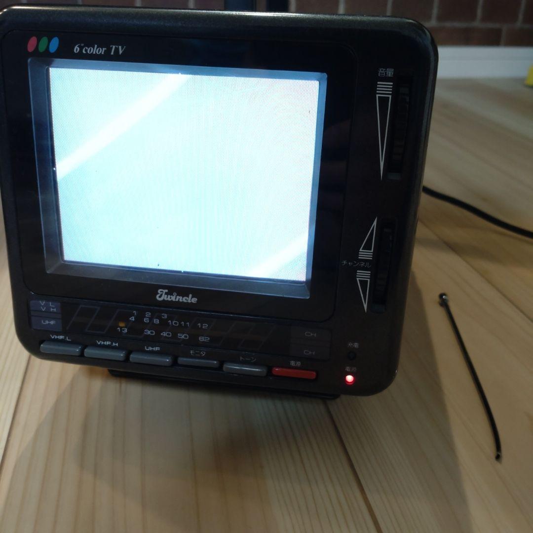 【稼働品　レア】T-202 TV ポータブルテレビ　 ブラウン管　車内