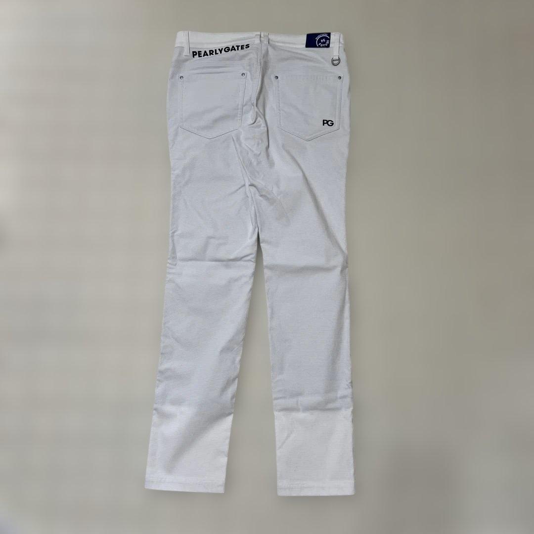 PEARLY GATES ストレッチパンツ ホワイト　秋・冬用