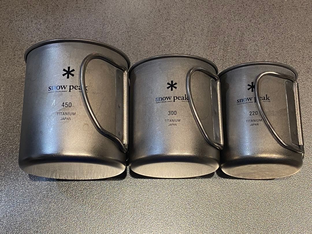  peak チタンシングルマグカップ 8個セット