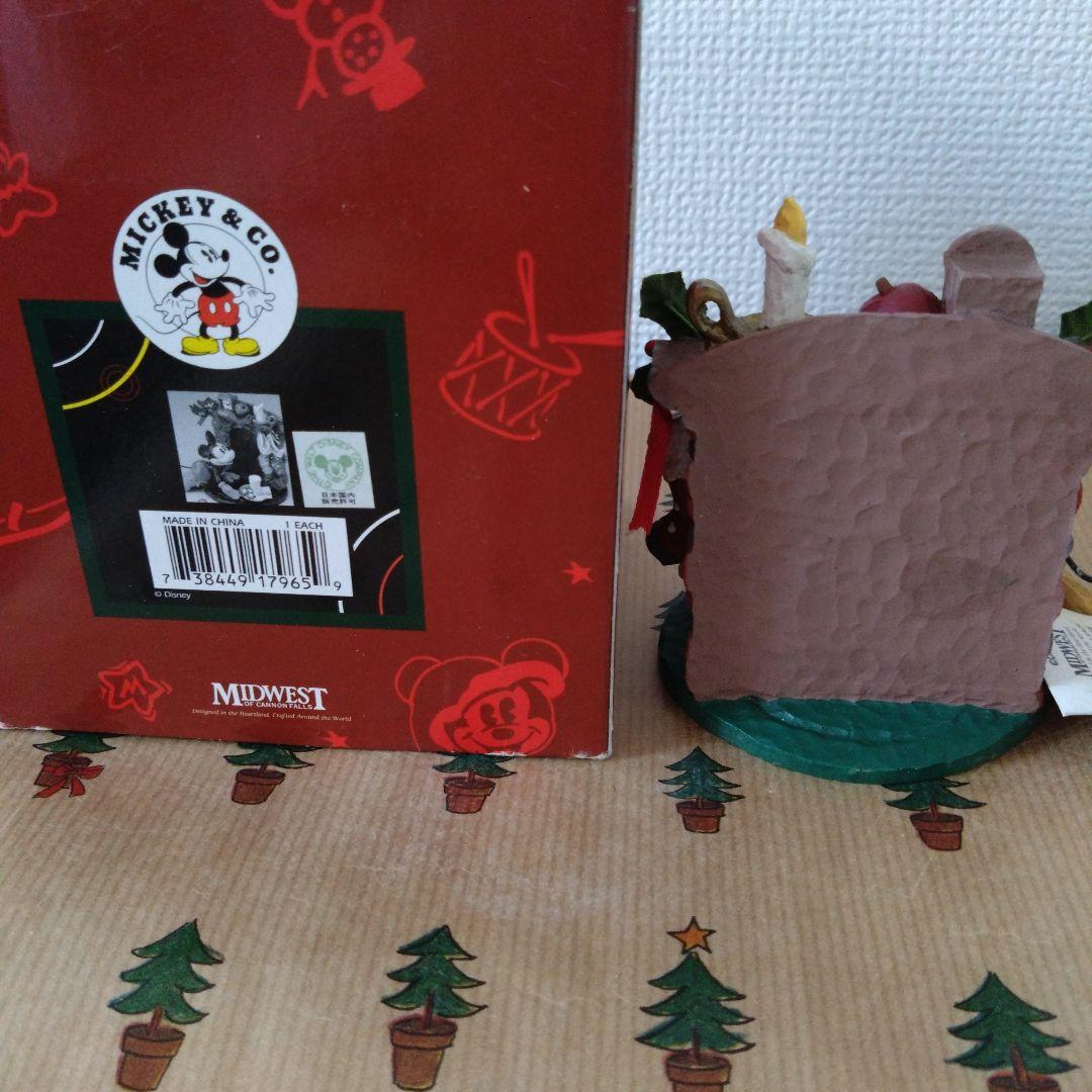 ミッキーマウス 　フィギュア　 陶器製　MIDWEST　クリスマス　箱あり