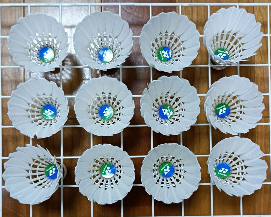 YONEX ヨネックス ニューオフィシャル 中古 10ダース シャトル 基礎羽根
