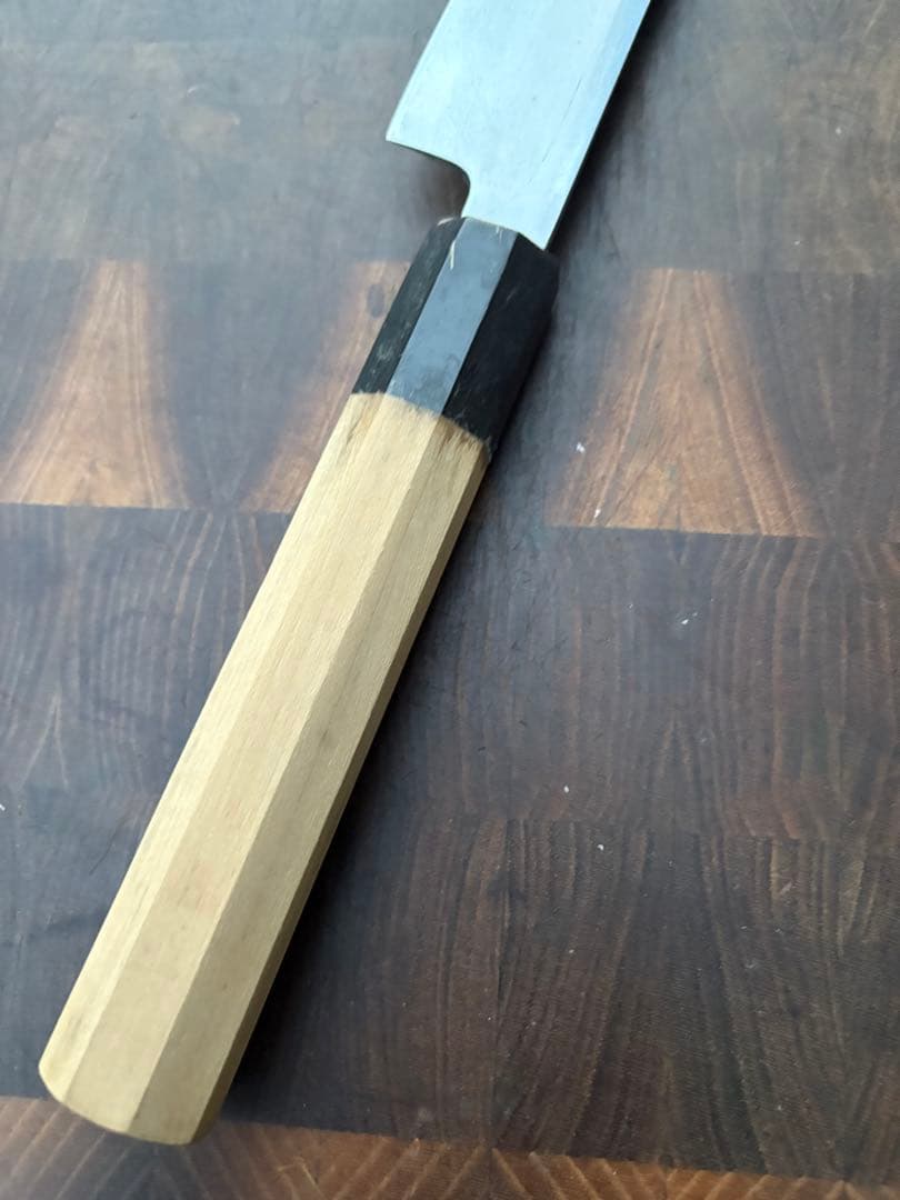 正本総本店　玉白鋼　切付　柳刃　300mm 尺　包丁　和包丁　研ぎ済　八角水牛柄