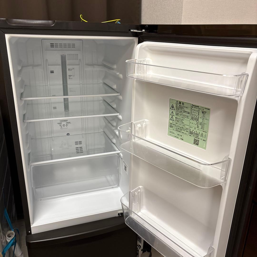 美品　Panasonic 冷蔵庫 NR-B17FW-T 2022年製