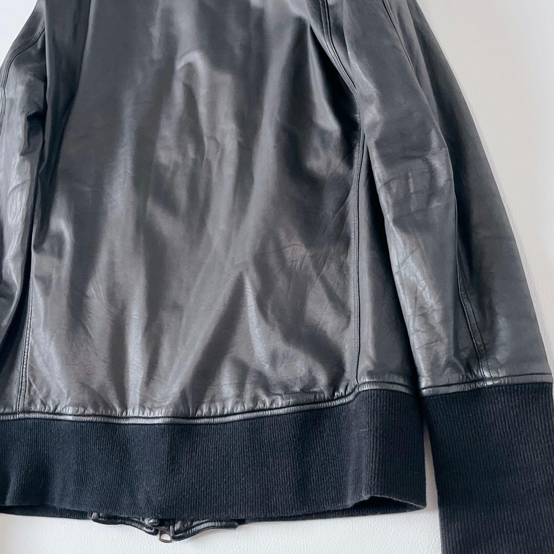 Sisii シシ レザージャケット ライダース シングル 牛革　MA-1