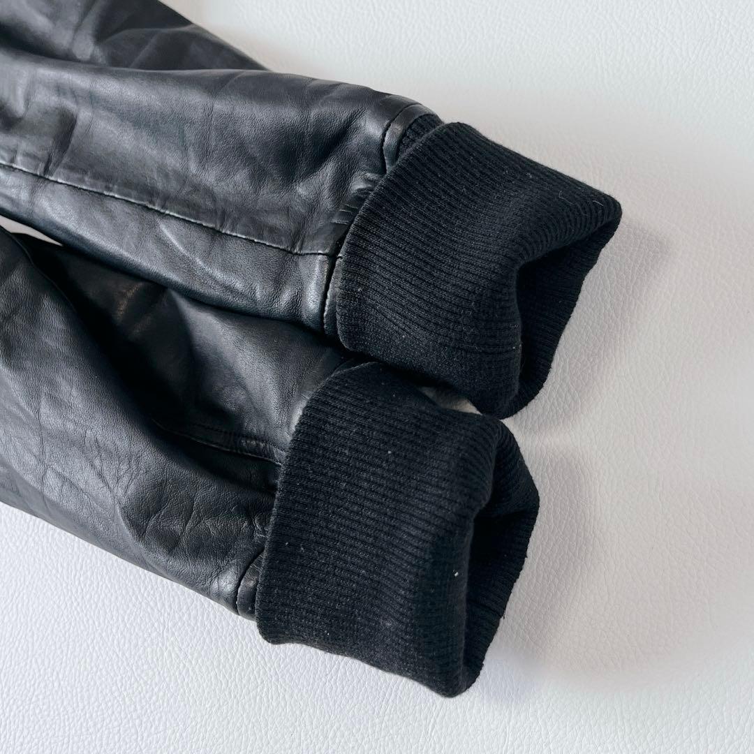 Sisii シシ レザージャケット ライダース シングル 牛革　MA-1