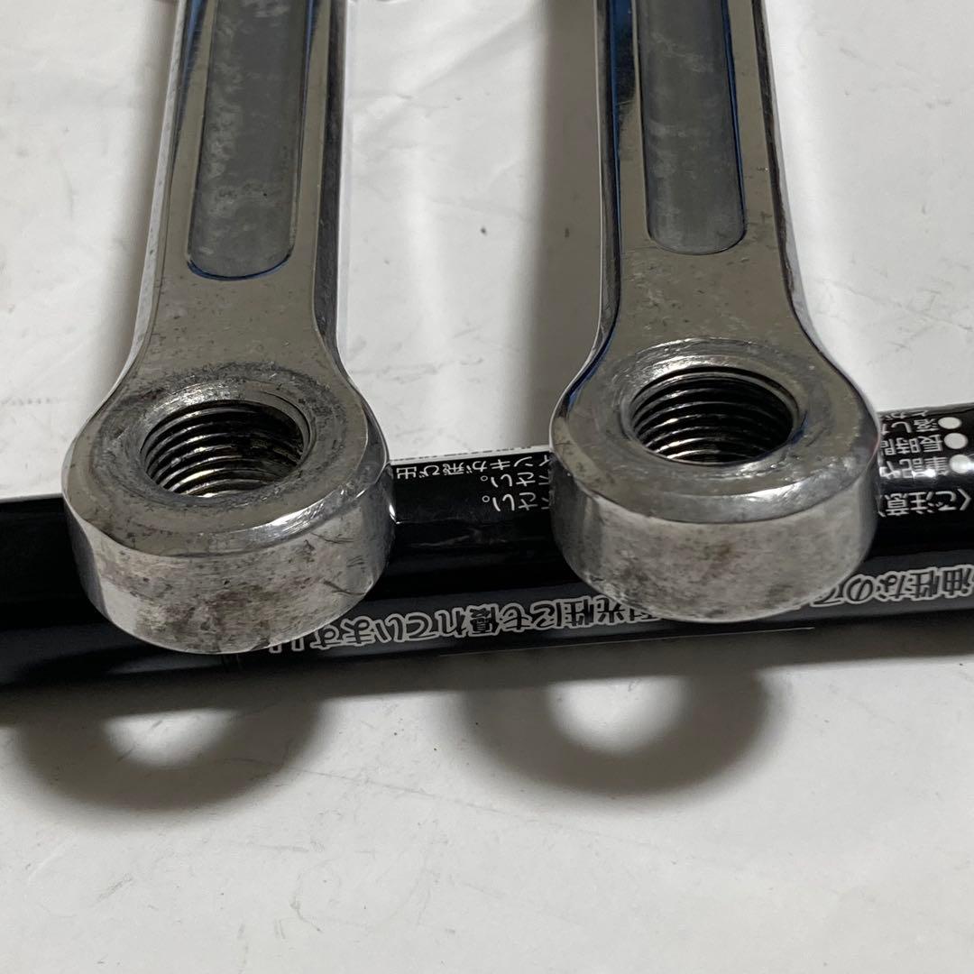 スギノプロダイナミッククランクセット165mm(ポリッシュ)クランクキャップ付