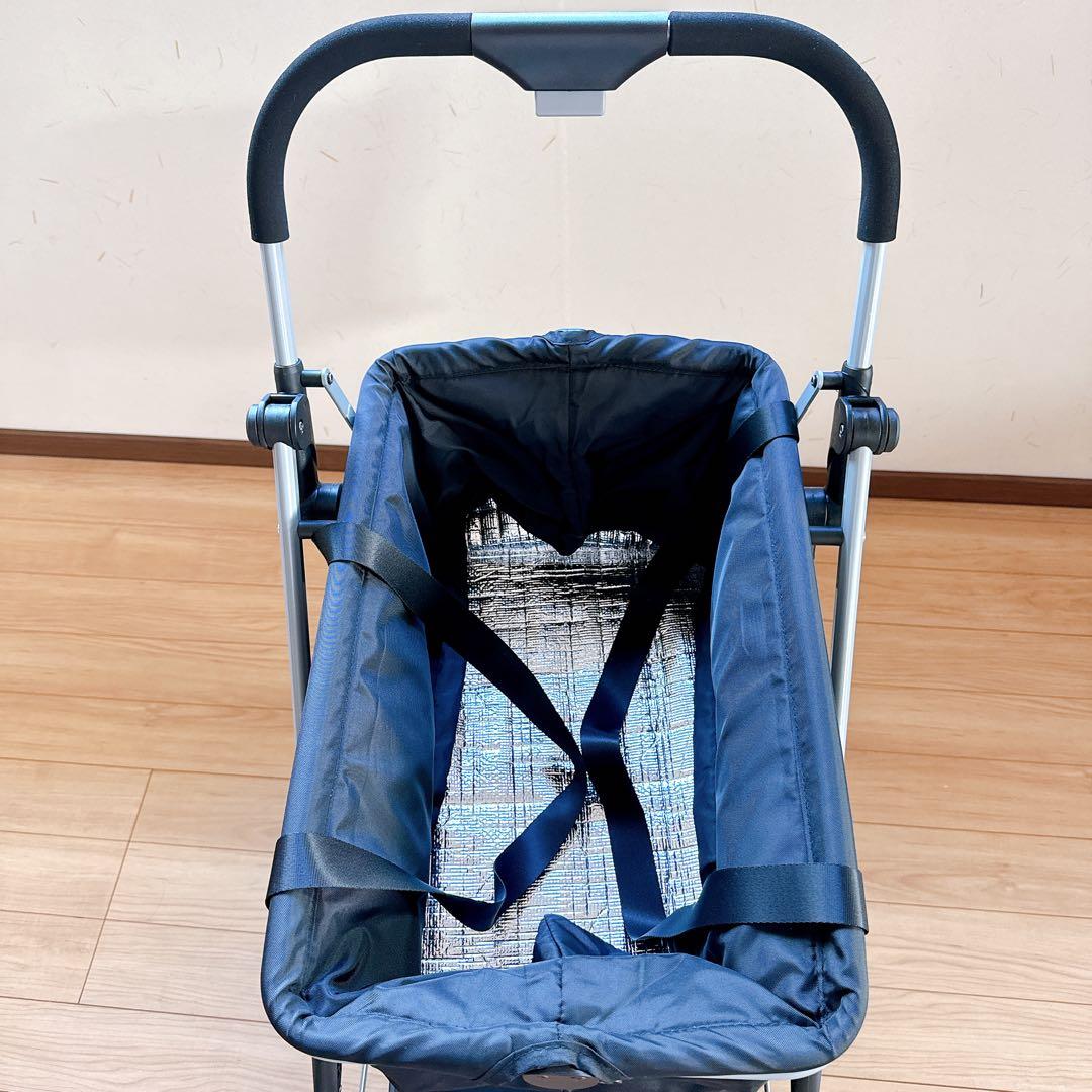 ECoCa エコカ ショッピングカート マイバッグ＋保冷バッグ付 ブラック