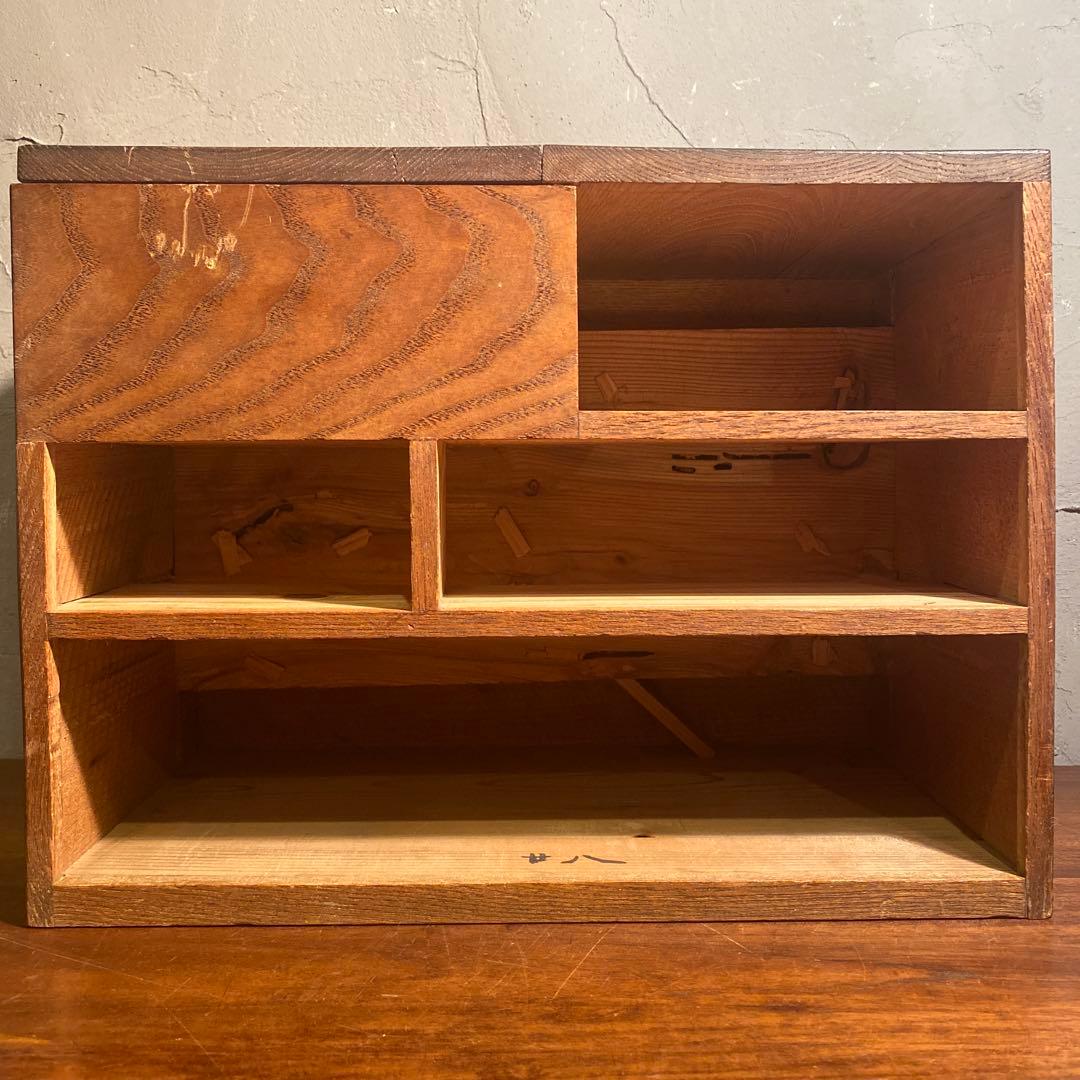 大正 昭和初期 時代物 裁縫箱 銭函 小引き出し アンティーク家具 骨董品