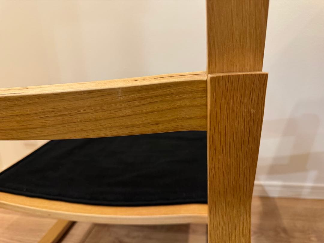 無印良品 MUJI オーク材 リビングでもダイニングでもつかえるソファチェア