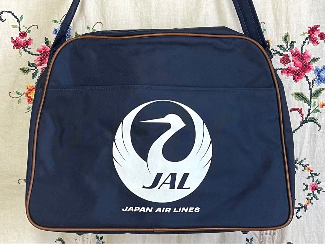 日本航空 JAL ビンテージ ショルダーバッグ 日本製 日航商事