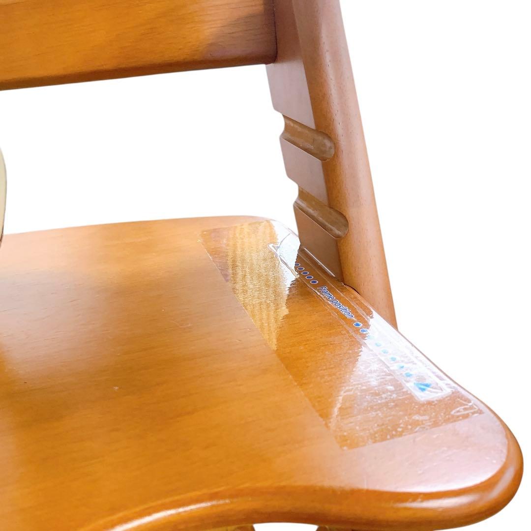 大和屋 すくすくチェア スリム プラス セーフティベルト付き 木製ハイチェア