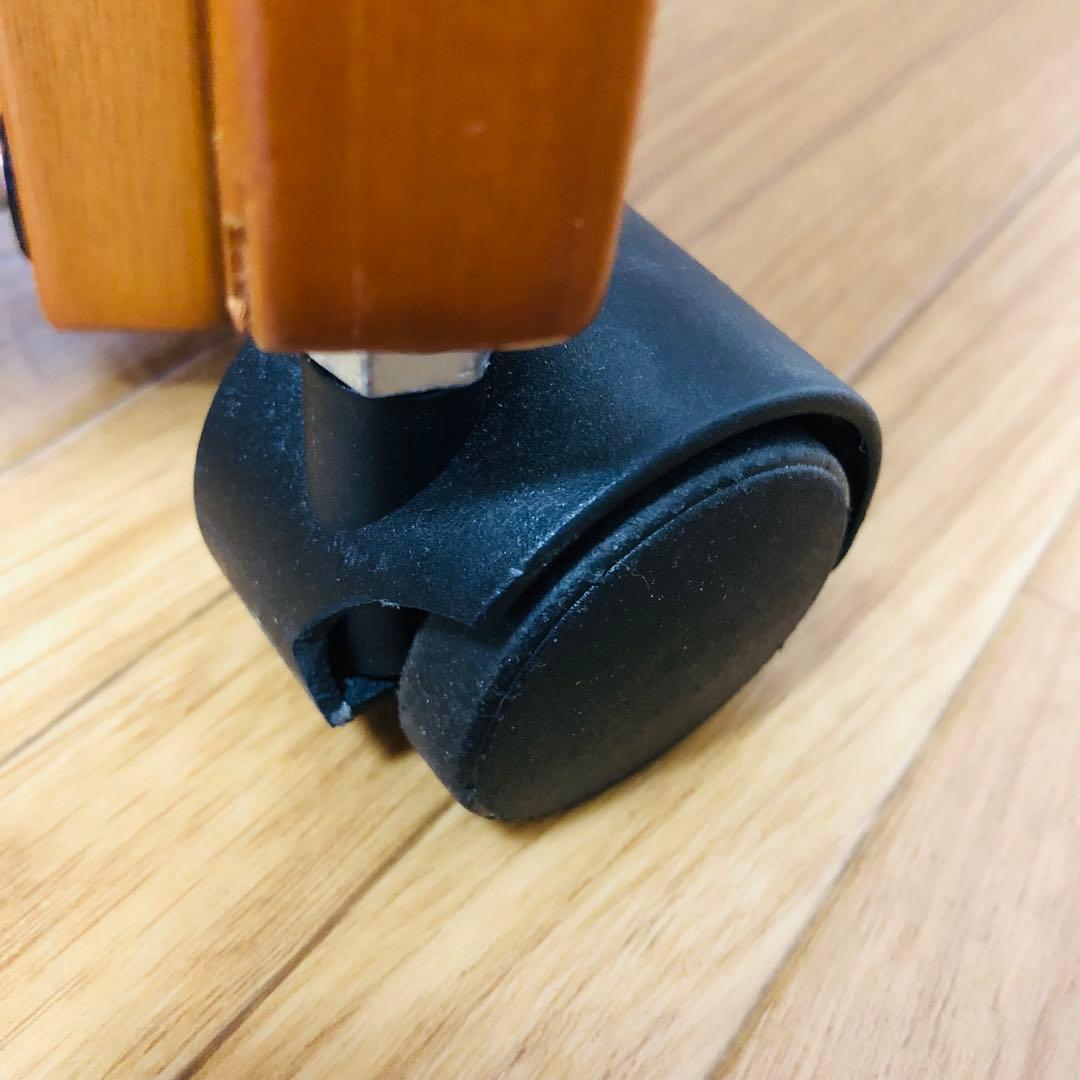 日本製　ひのき　すこのベッド　シングル　折りたたみ　キャスター付