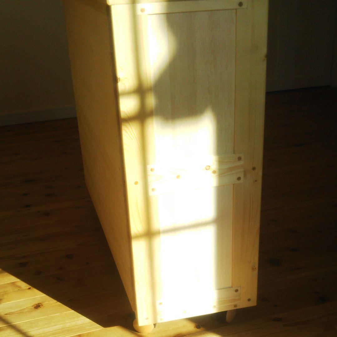 無垢の木 本棚／棚／補助机