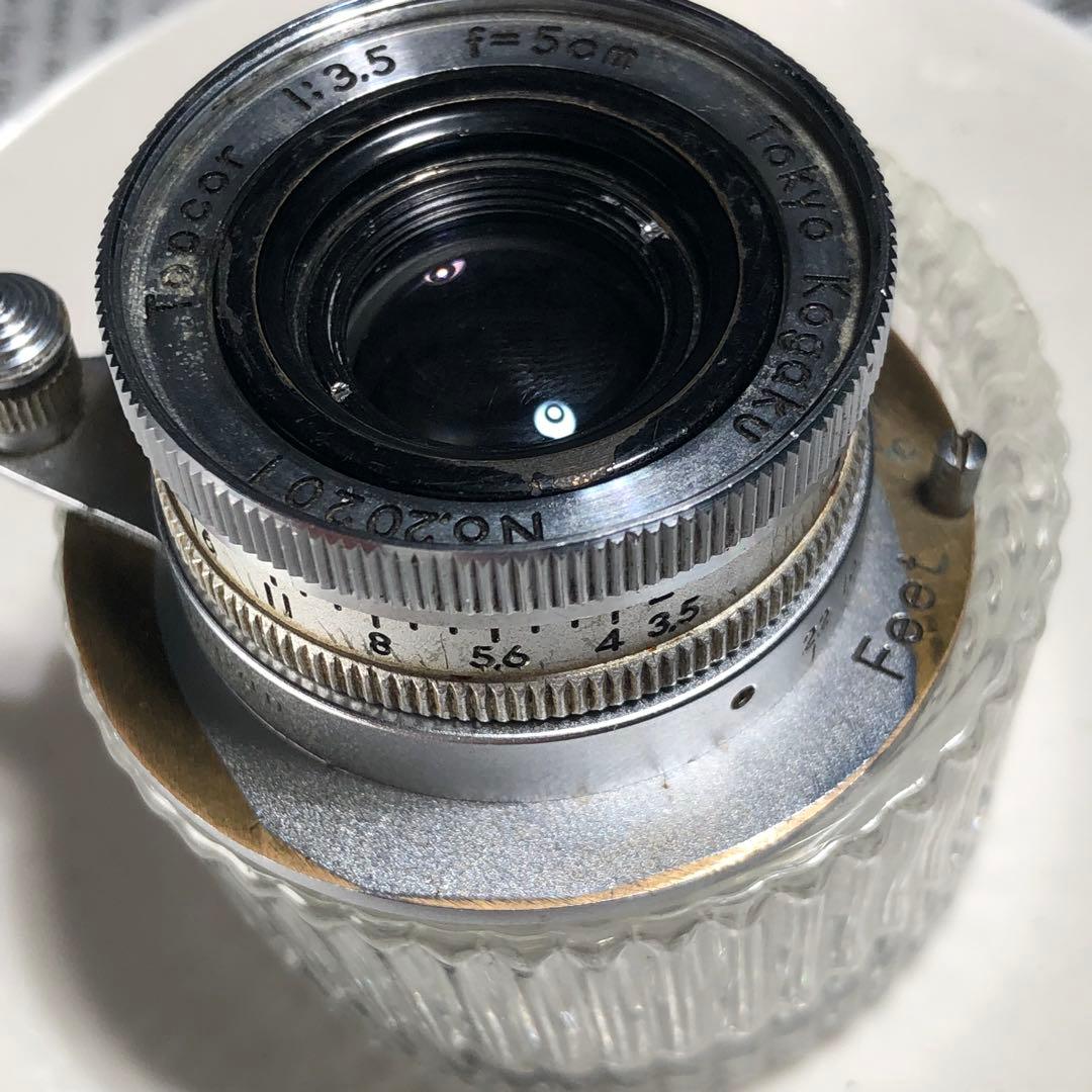 スポットライトなフレア？TOPCOR 5cm f3.5 L39 ライカ