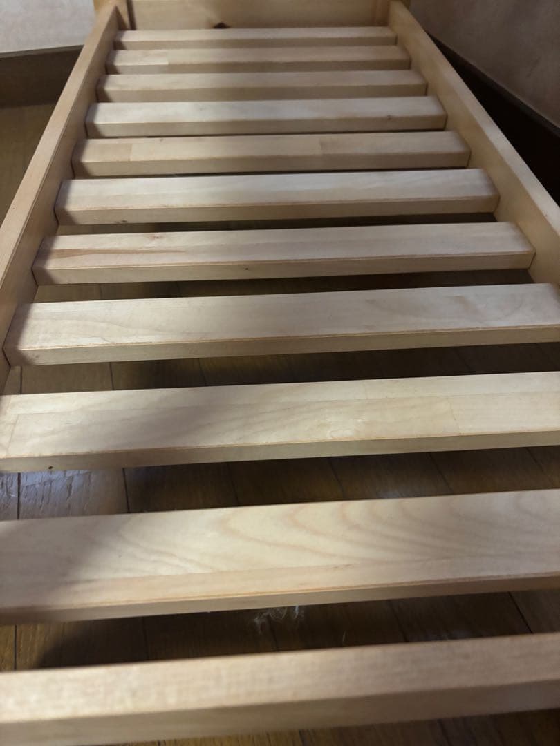 引き取り限定☆美品ナチュラル木製多目的ワゴン