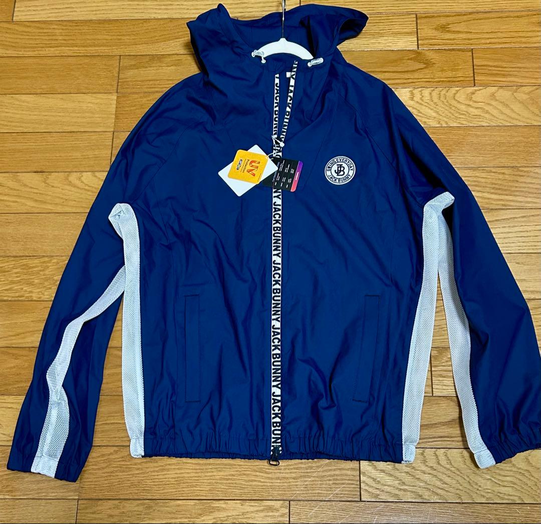 新品未使用 パーリーゲイツ ジャックバニー ネイビー フルジップ パーカー