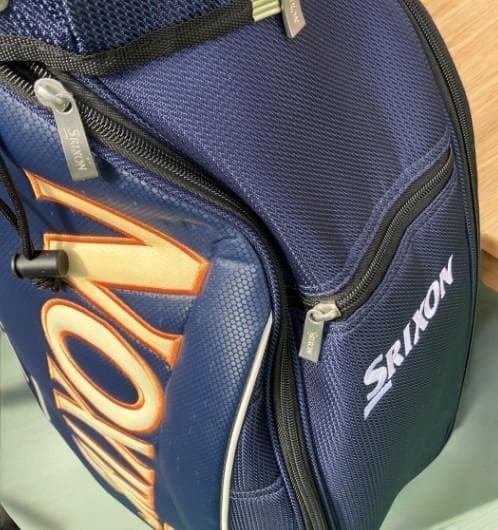 ばば展示品未使用Srixon キャディバッグ ネイビー