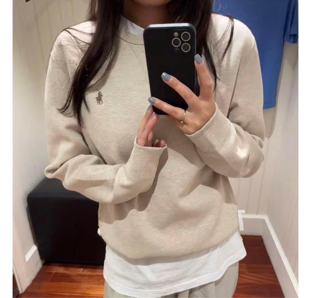 POLO ラルフローレン トレーナー スウェット ベージュ