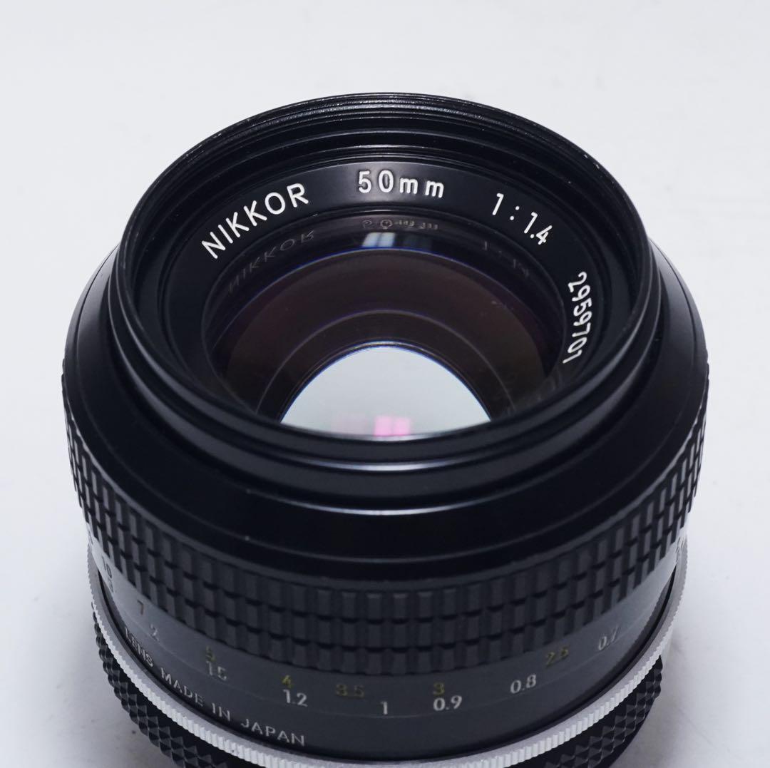 Nikon Ai NIKKOR 50mm f1.4 単焦点レンズ