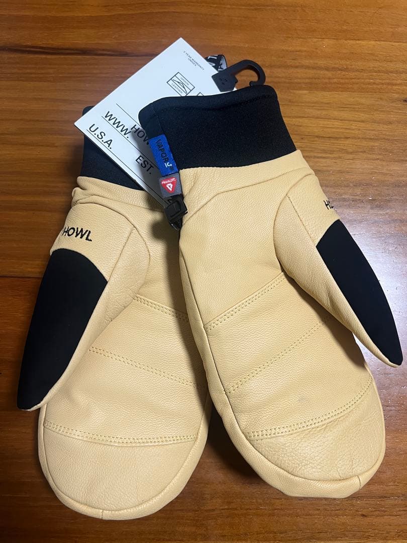 新品 定価26180円 HOWL ADVANCE ベージュ ミトングローブ