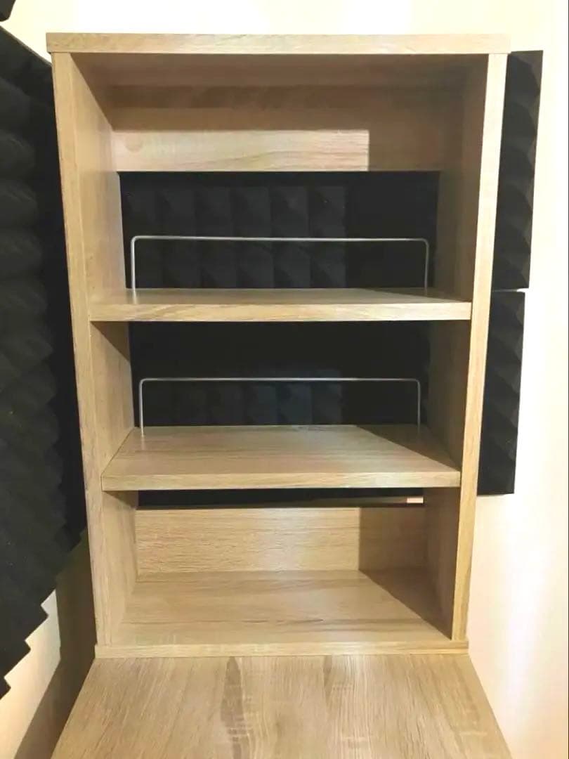 北欧風　シンプルデスク　幅100cm 深型収納　本棚