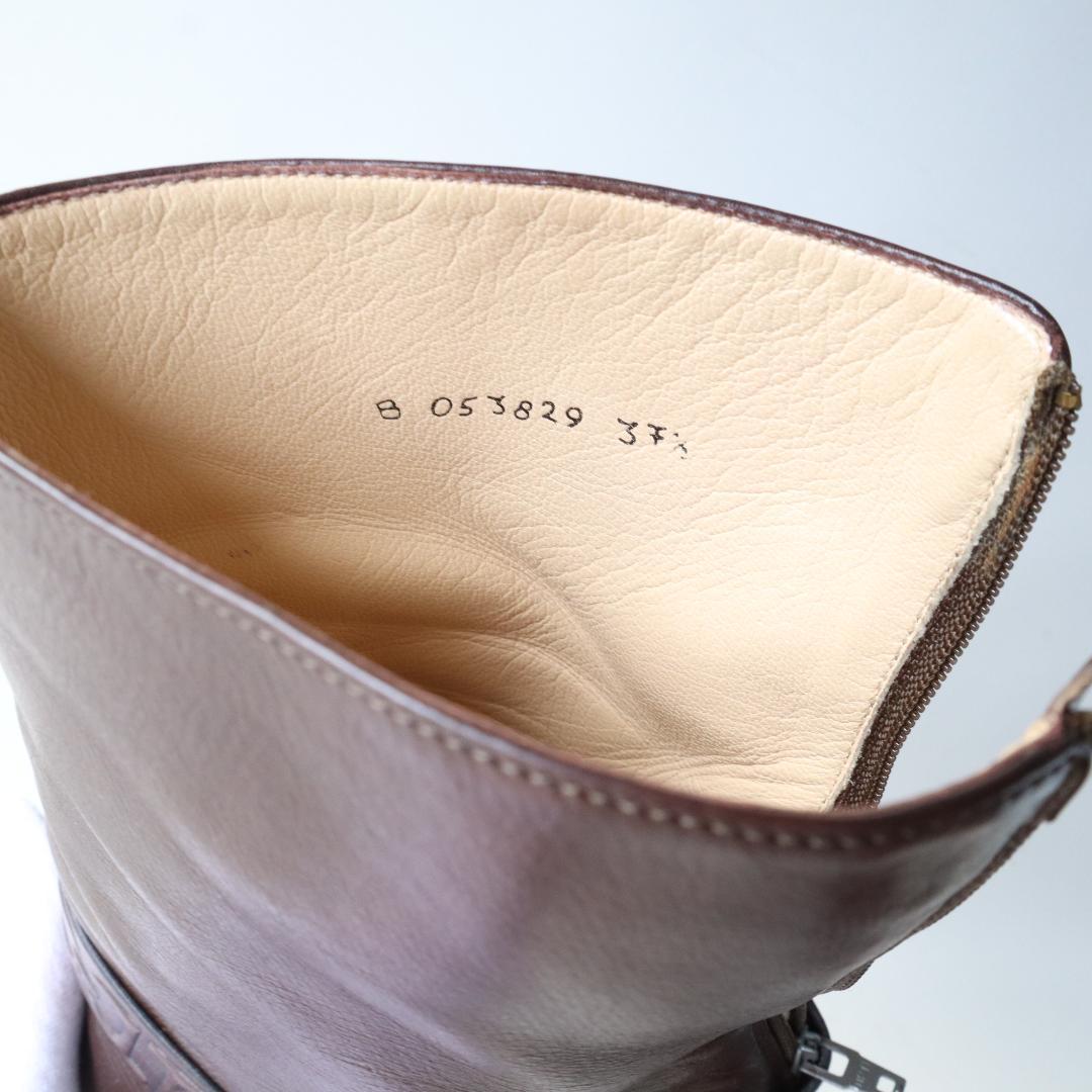 タニノクリスチー　マスミア　ショートブーツ　6cmヒール　37.5/24.5cm